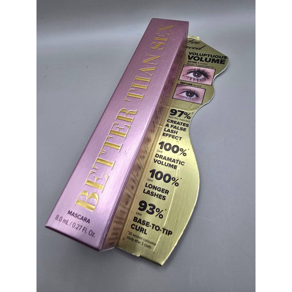 Too Faced Better Than Sex Mascara Black 8.0 ml / 0.27 Fl. Oz. NIB